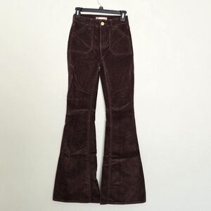 SO Women's Soft Corduroy Flared Brown Pants Size 1/25